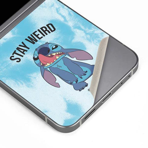 Disney Lilo and Stitch Stay Weird Galaxy Z Flip6 Skin